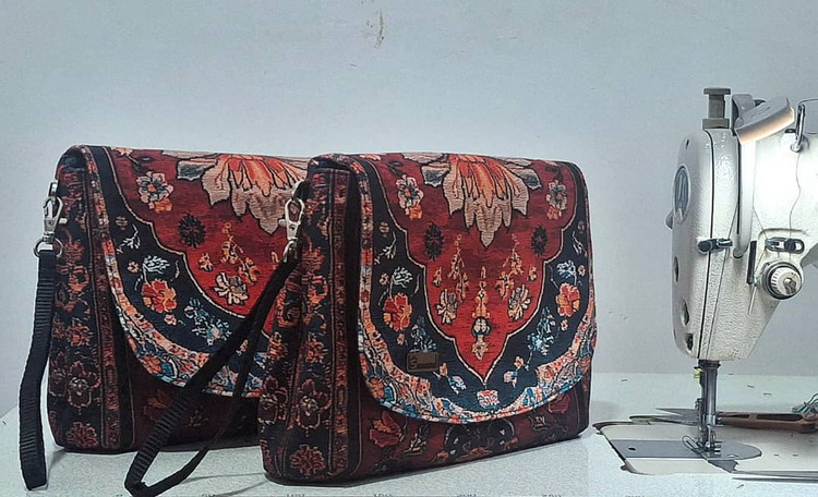 کیف پنلی مخمل زنانه