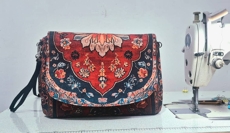 کیف پنلی مخمل زنانه