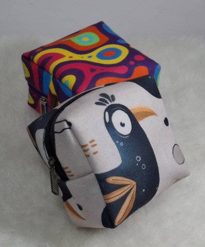 کیف مکعبی مخملی دخترانه