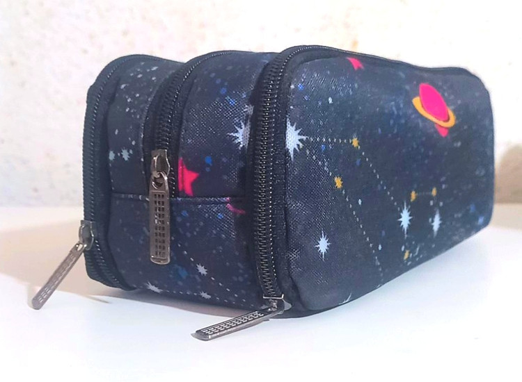 جامدادی سه زیپ مدل کهکشانی